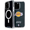 NBA Los Angeles Lakers Black Primary Logo iPhone 15 Pro MagSafe Case